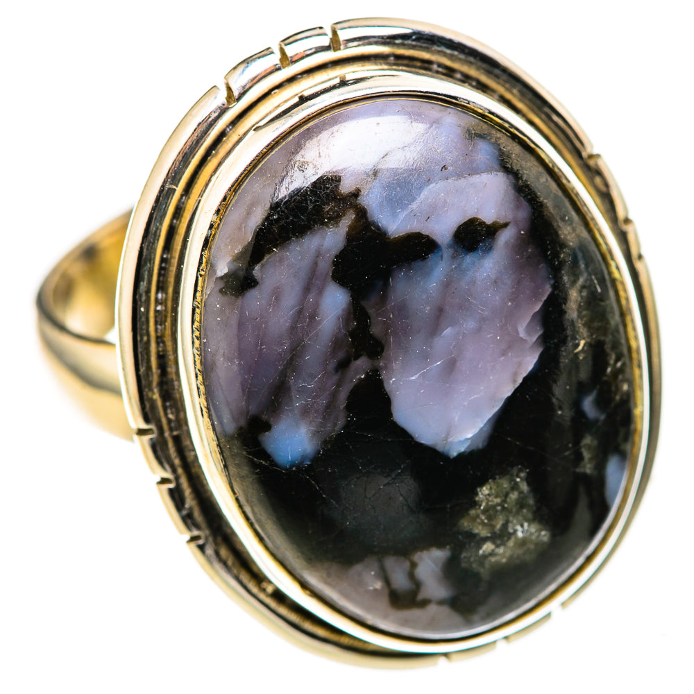 Gabbro Stone Rings handcrafted by Anasilvercos - RING128238 - Photo 2