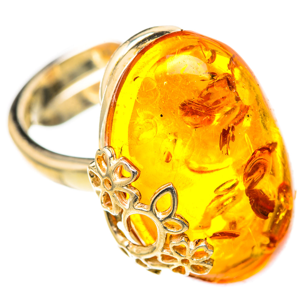 Baltic Amber Rings handcrafted by Anasilvercos - RING128262 - Photo 2