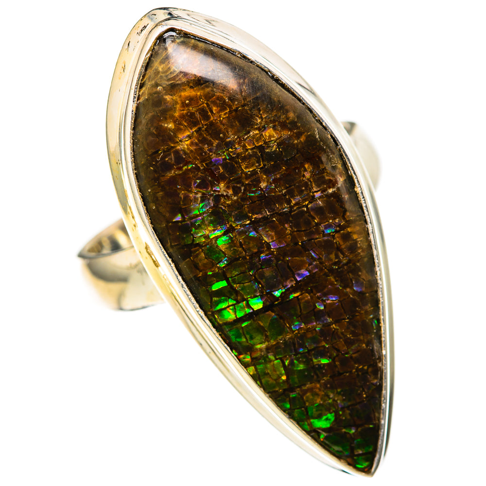 Ammolite Rings handcrafted by Anasilvercos - RING128272 - Photo 2