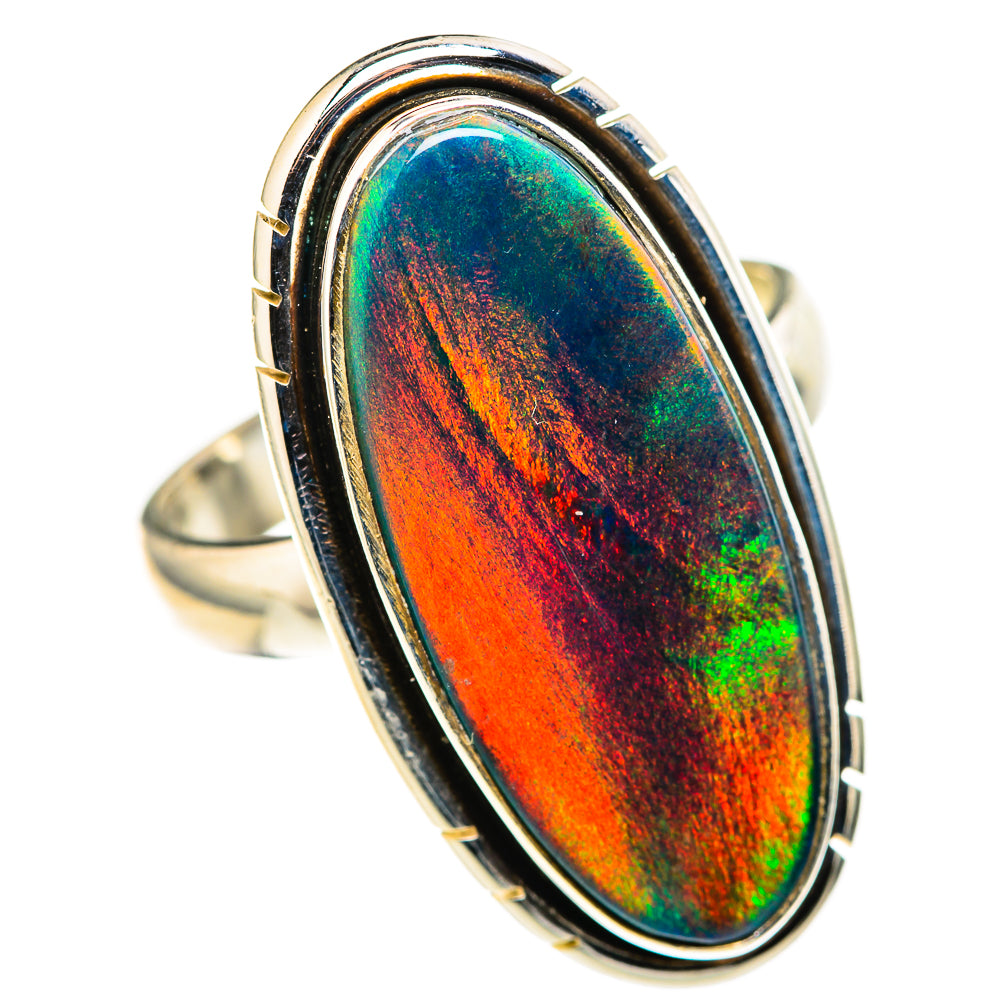 Aura Opal Rings handcrafted by Anasilvercos - RING128274 - Photo 2