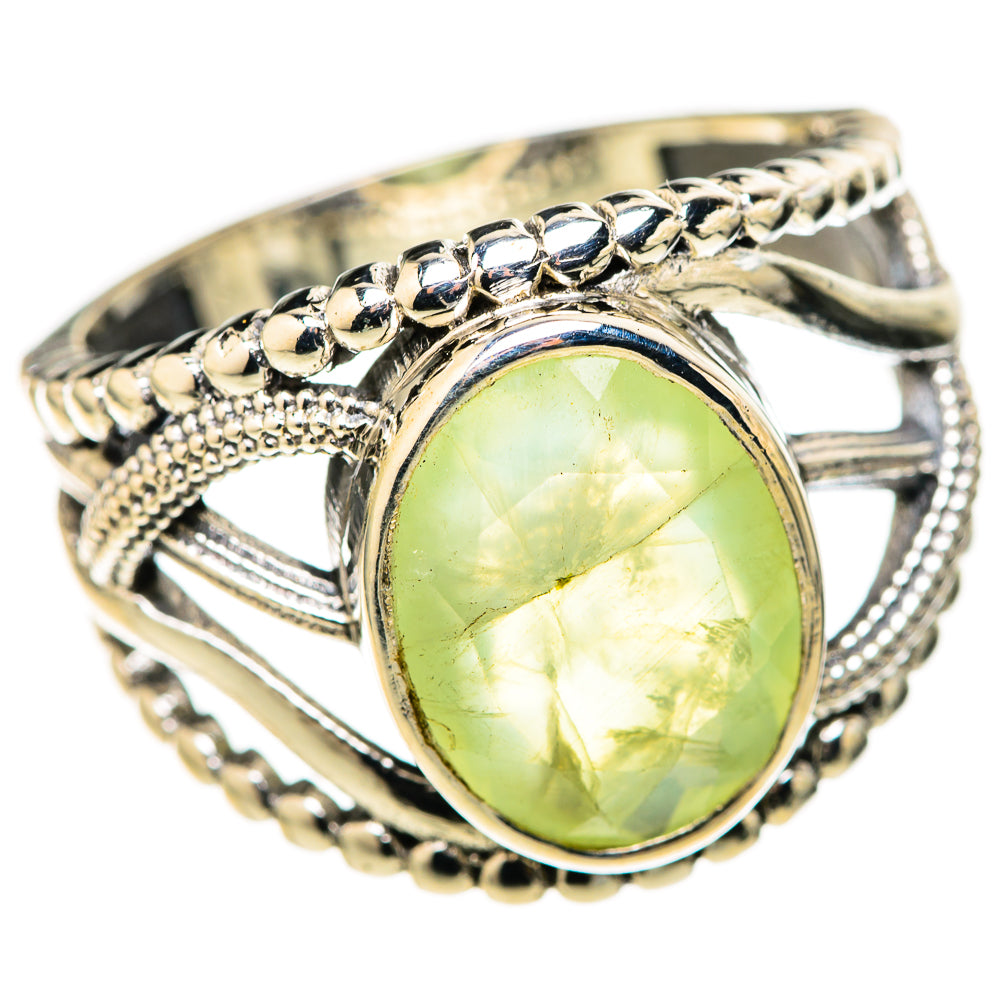 Prehnite Rings handcrafted by Anasilvercos - RING128285 - Photo 2