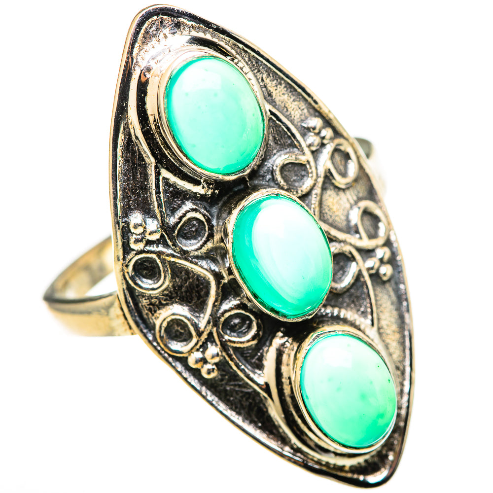 Green Onyx Rings handcrafted by Anasilvercos - RING128288 - Photo 2