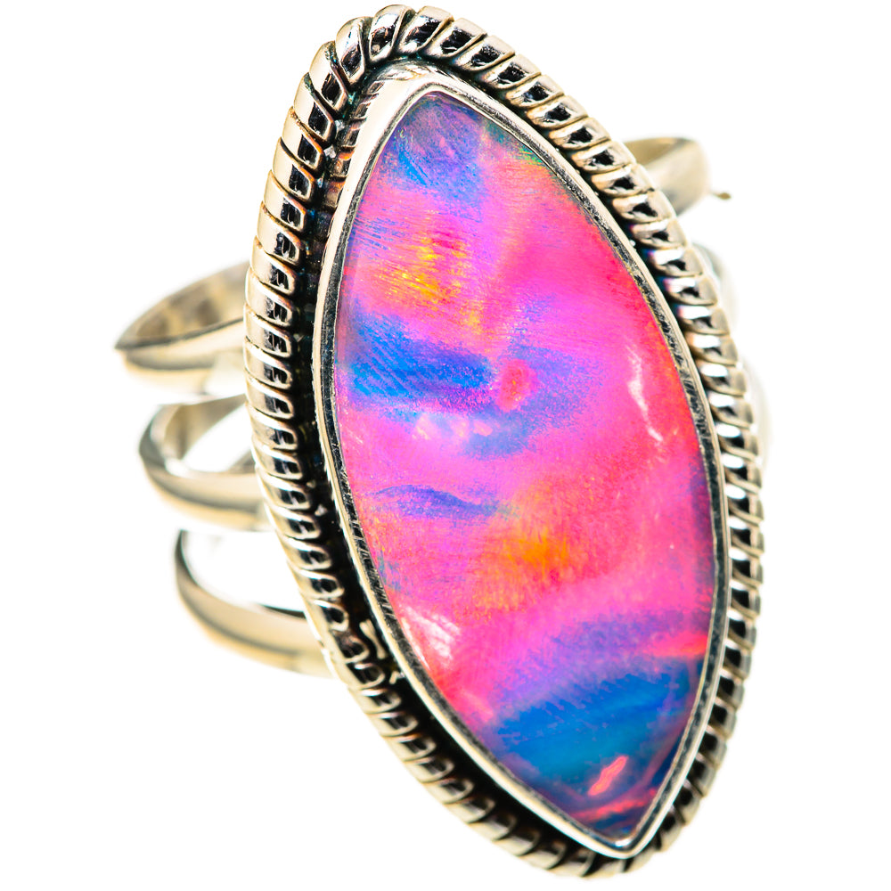 Aura Opal Rings handcrafted by Anasilvercos - RING128303 - Photo 2