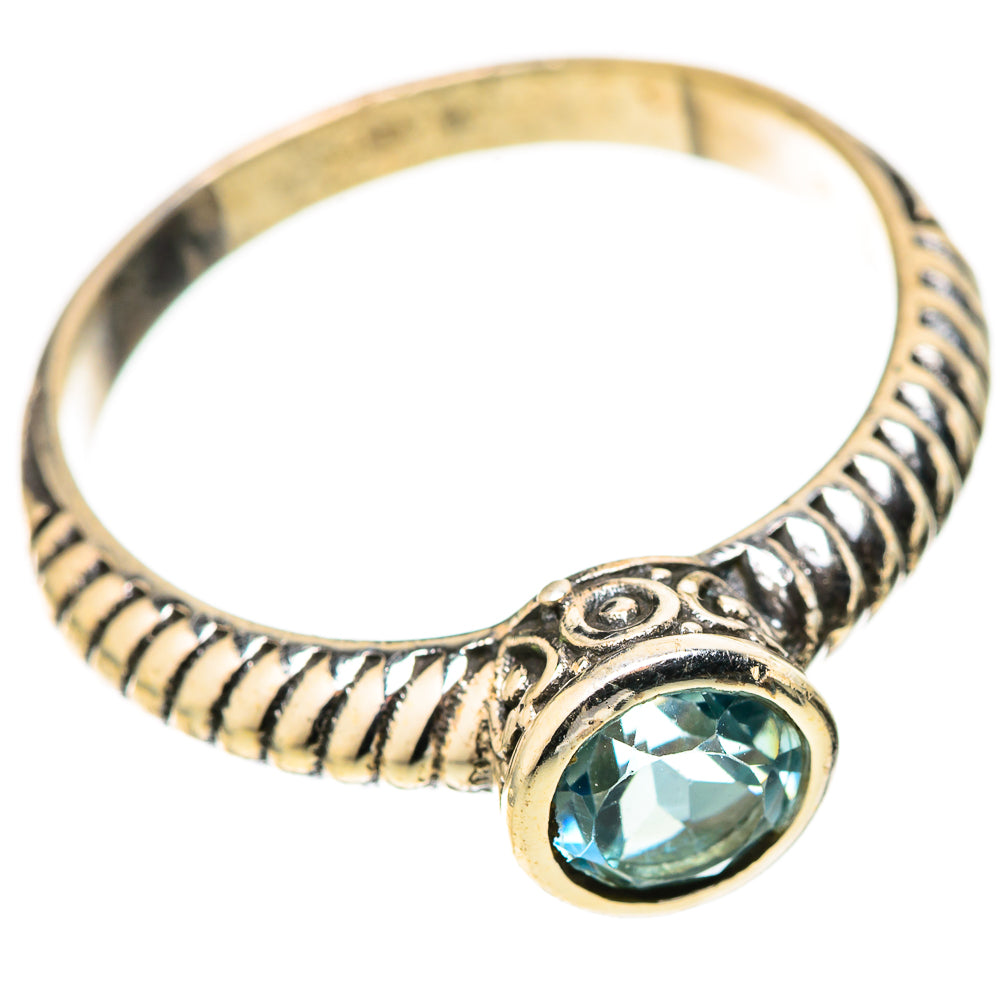 Blue Topaz Rings handcrafted by Anasilvercos - RING128307 - Photo 2
