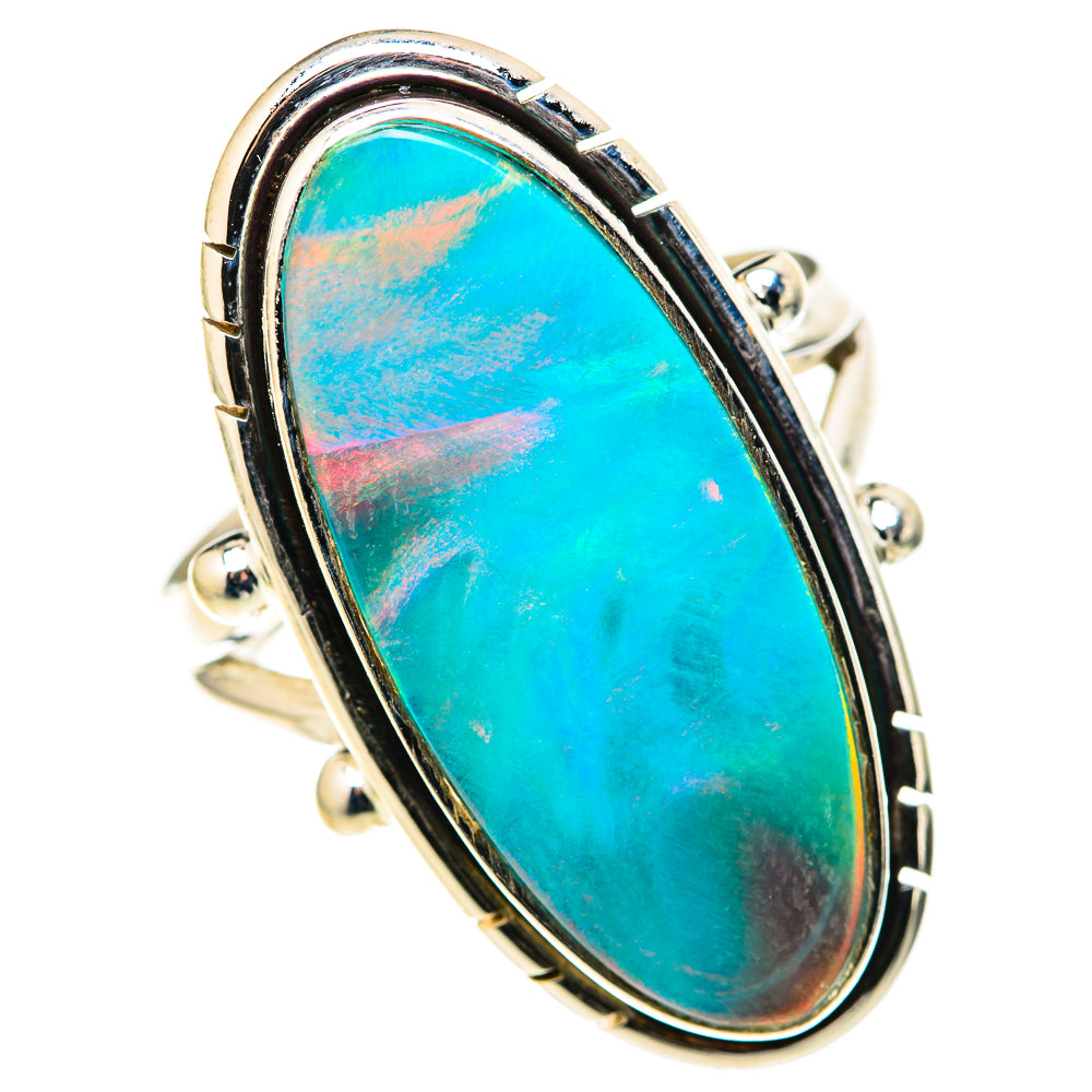 Aura Opal Rings handcrafted by Anasilvercos - RING128329 - Photo 2