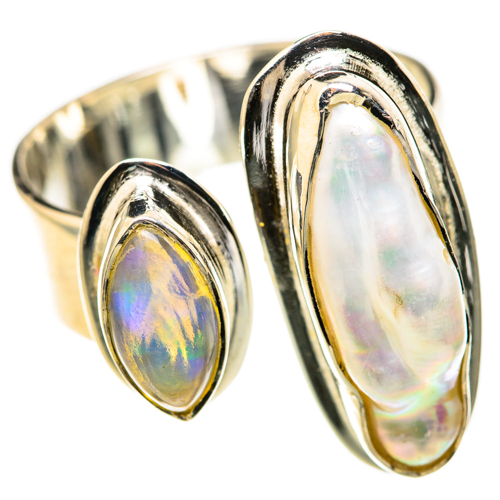 Mother Of Pearl Rings handcrafted by Anasilvercos - RING128331 - Photo 2