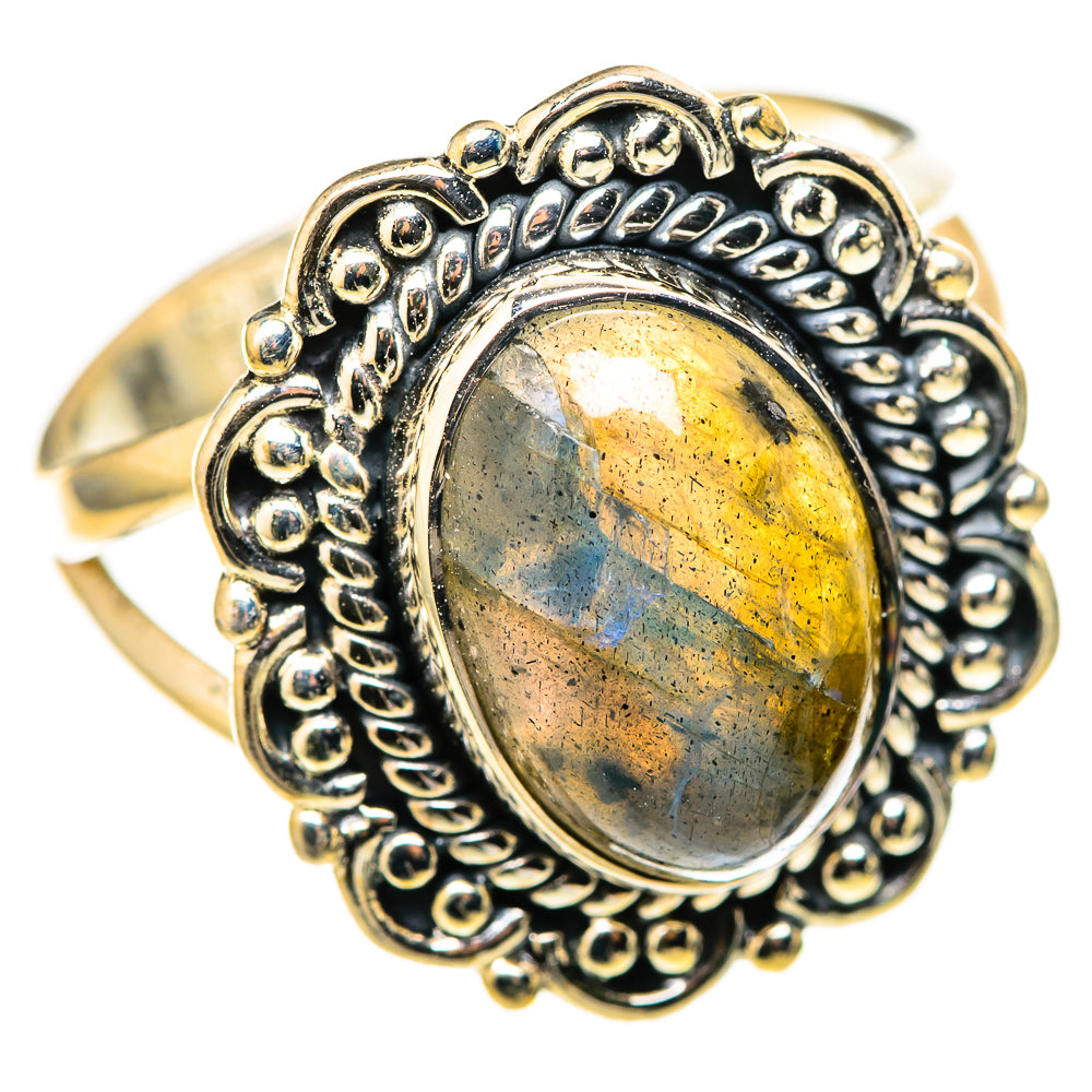 Labradorite Rings handcrafted by Anasilvercos - RING128338 - Photo 2