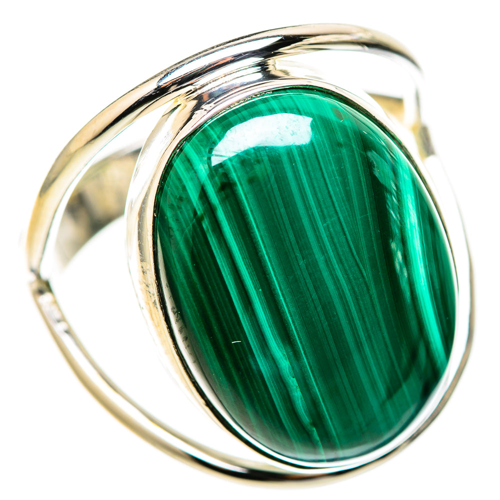 Malachite Rings handcrafted by Anasilvercos - RING128343 - Photo 2