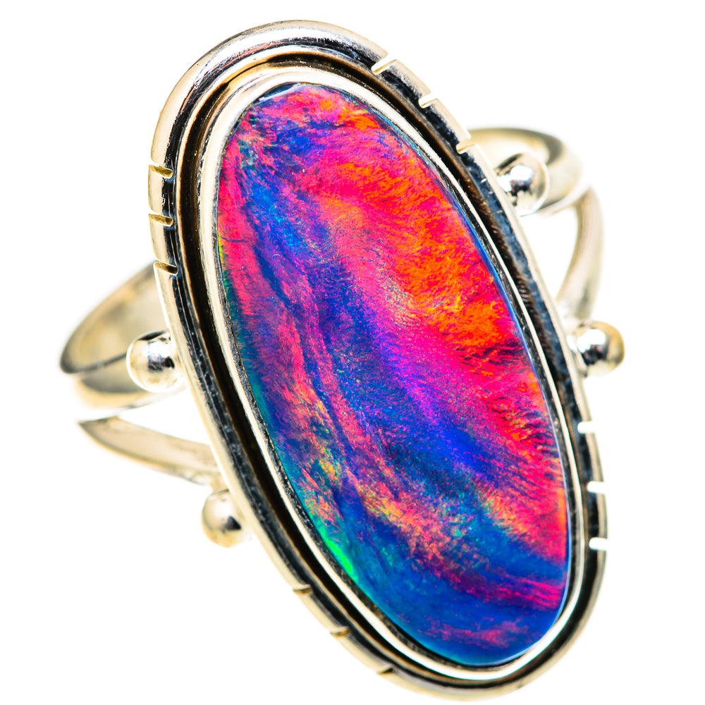 Aura Opal Rings handcrafted by Anasilvercos - RING128351 - Photo 2