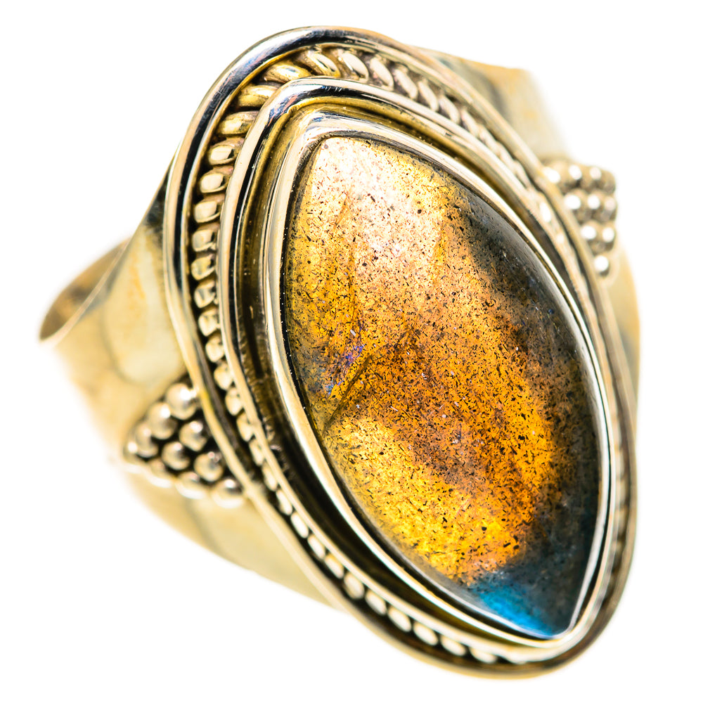 Labradorite Rings handcrafted by Anasilvercos - RING128361 - Photo 2