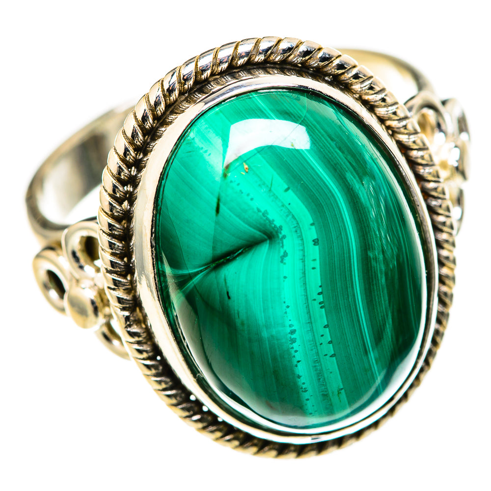 Malachite Rings handcrafted by Anasilvercos - RING128364 - Photo 2
