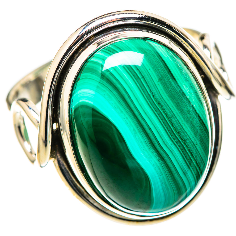 Malachite Rings handcrafted by Anasilvercos - RING128365 - Photo 2