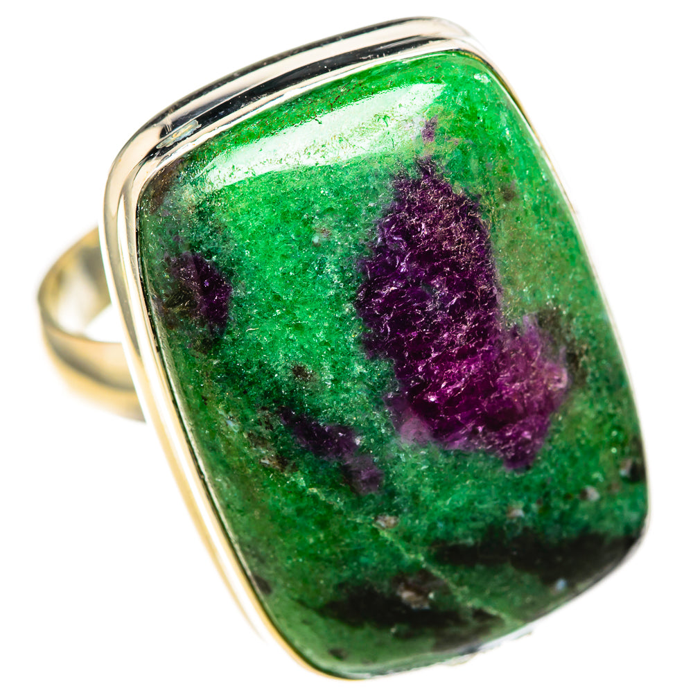 Ruby Zoisite Rings handcrafted by Anasilvercos - RING128368 - Photo 2