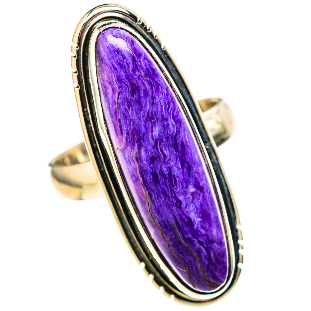 Charoite Rings handcrafted by Anasilvercos - RING128378 - Photo 2