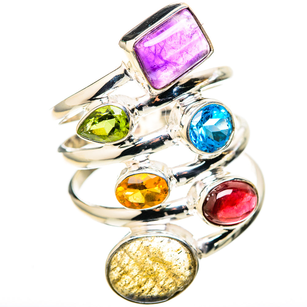 Labradorite Rings handcrafted by Anasilvercos - RING128381 - Photo 2