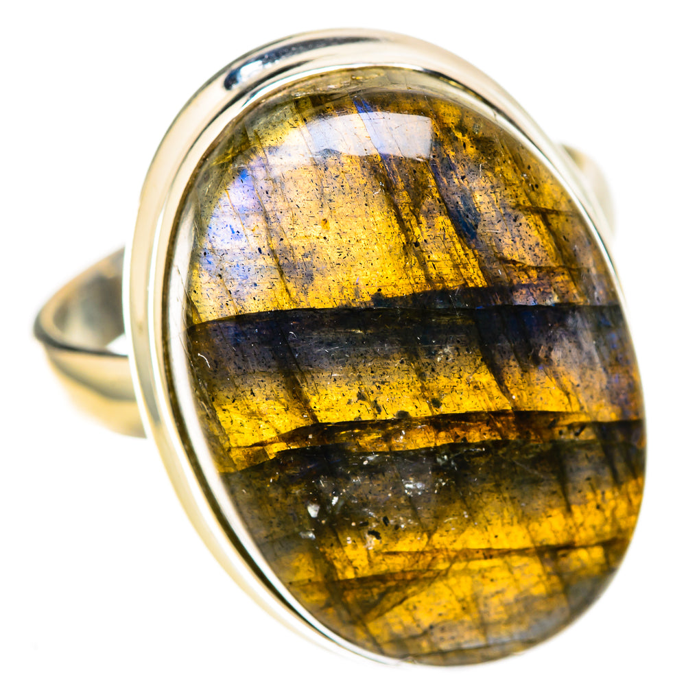 Labradorite Rings handcrafted by Anasilvercos - RING128385 - Photo 2