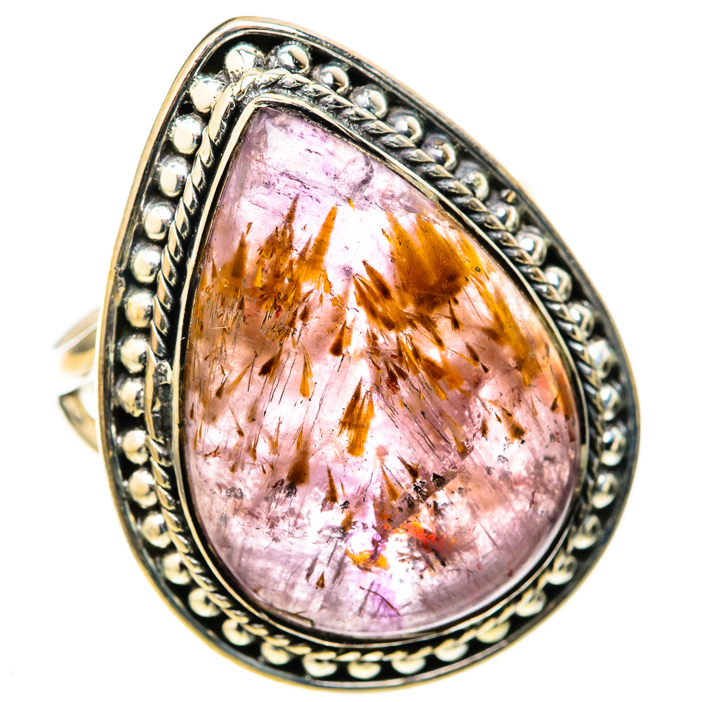 Cacoxenite Amethyst Rings handcrafted by Anasilvercos - RING128397 - Photo 2