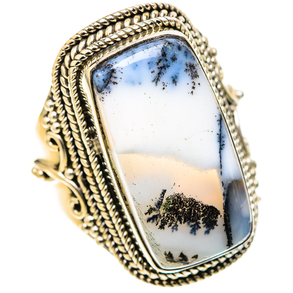 Dendritic Opal Rings handcrafted by Anasilvercos - RING128399 - Photo 2