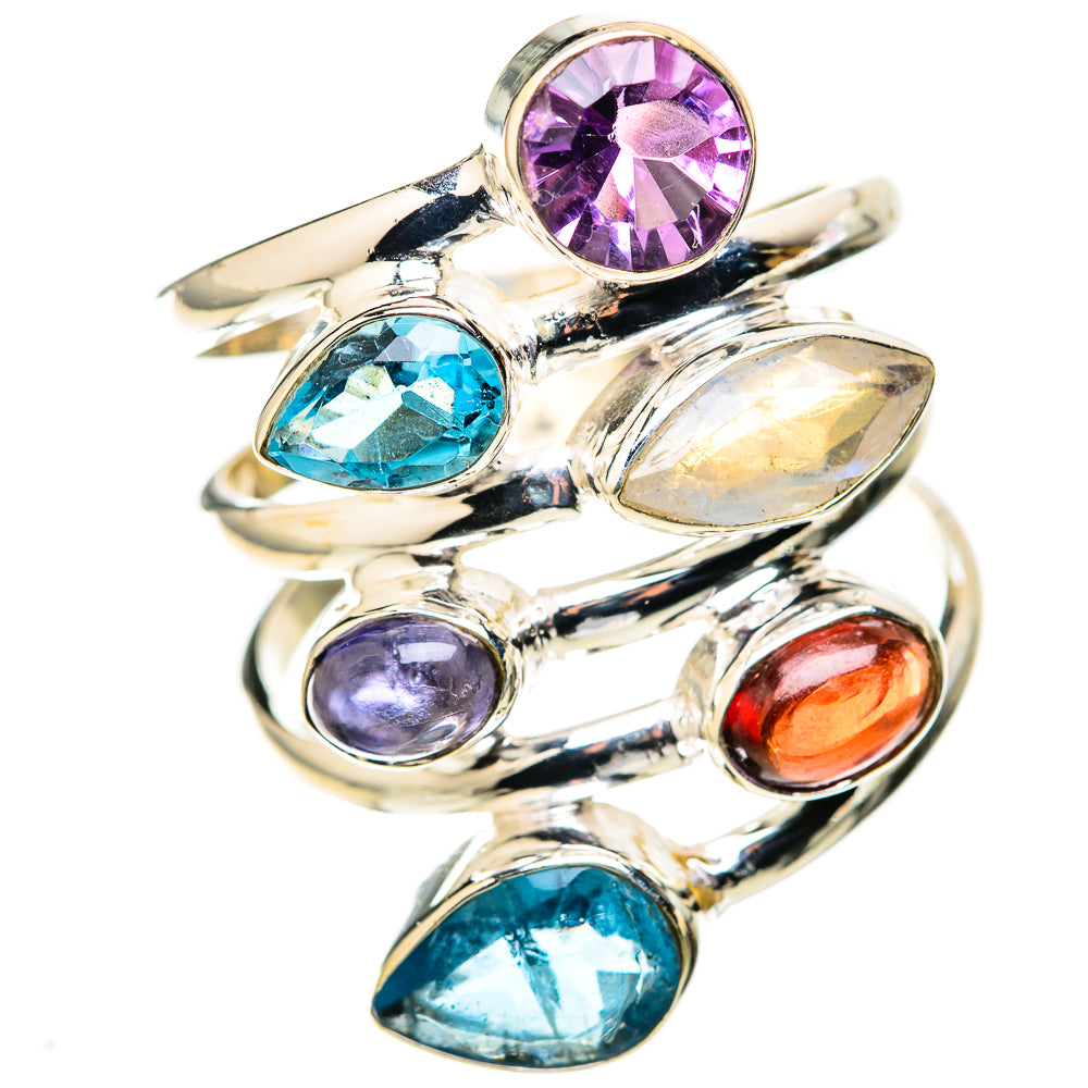 Blue Topaz Rings handcrafted by Anasilvercos - RING128400 - Photo 2
