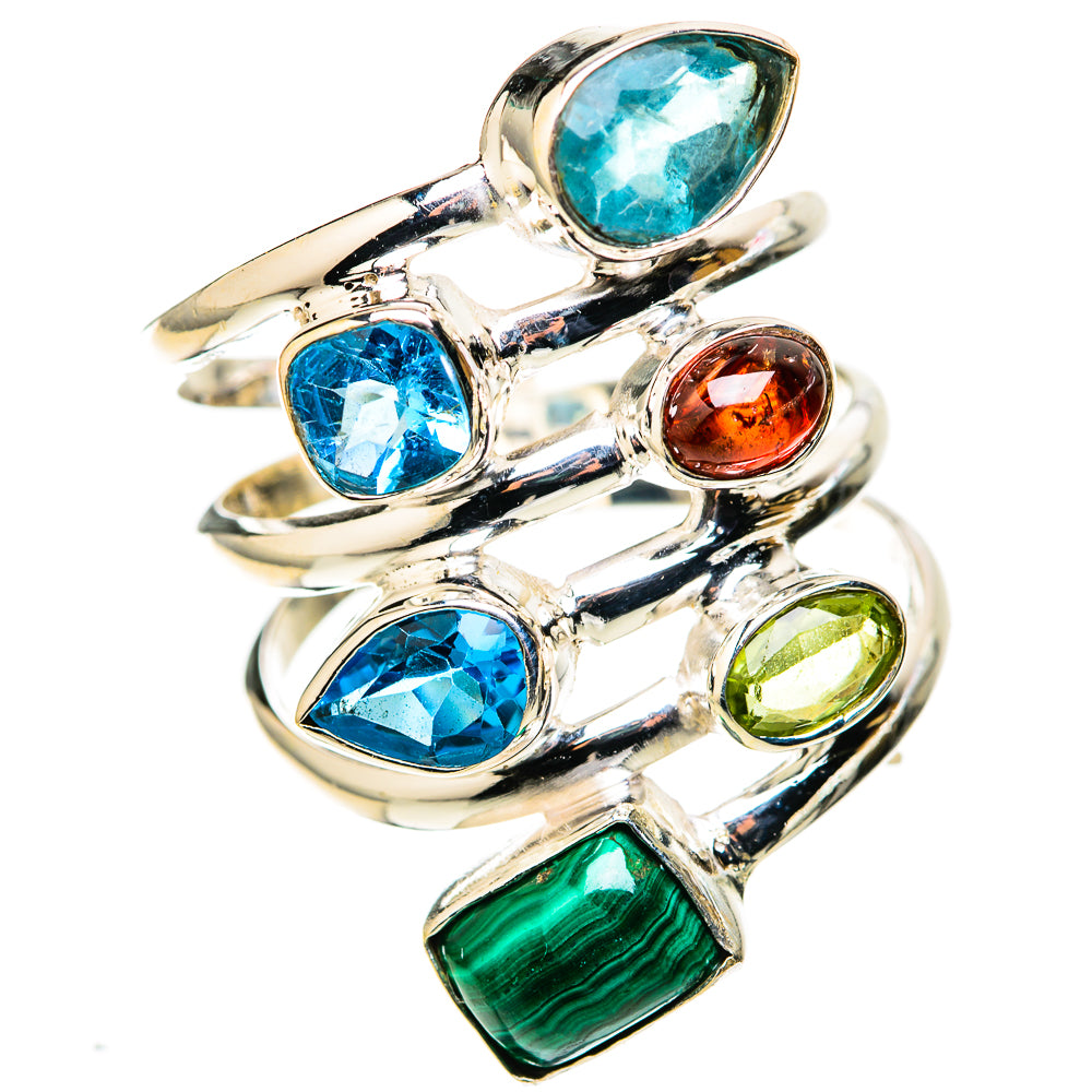 Malachite Rings handcrafted by Anasilvercos - RING128402 - Photo 2