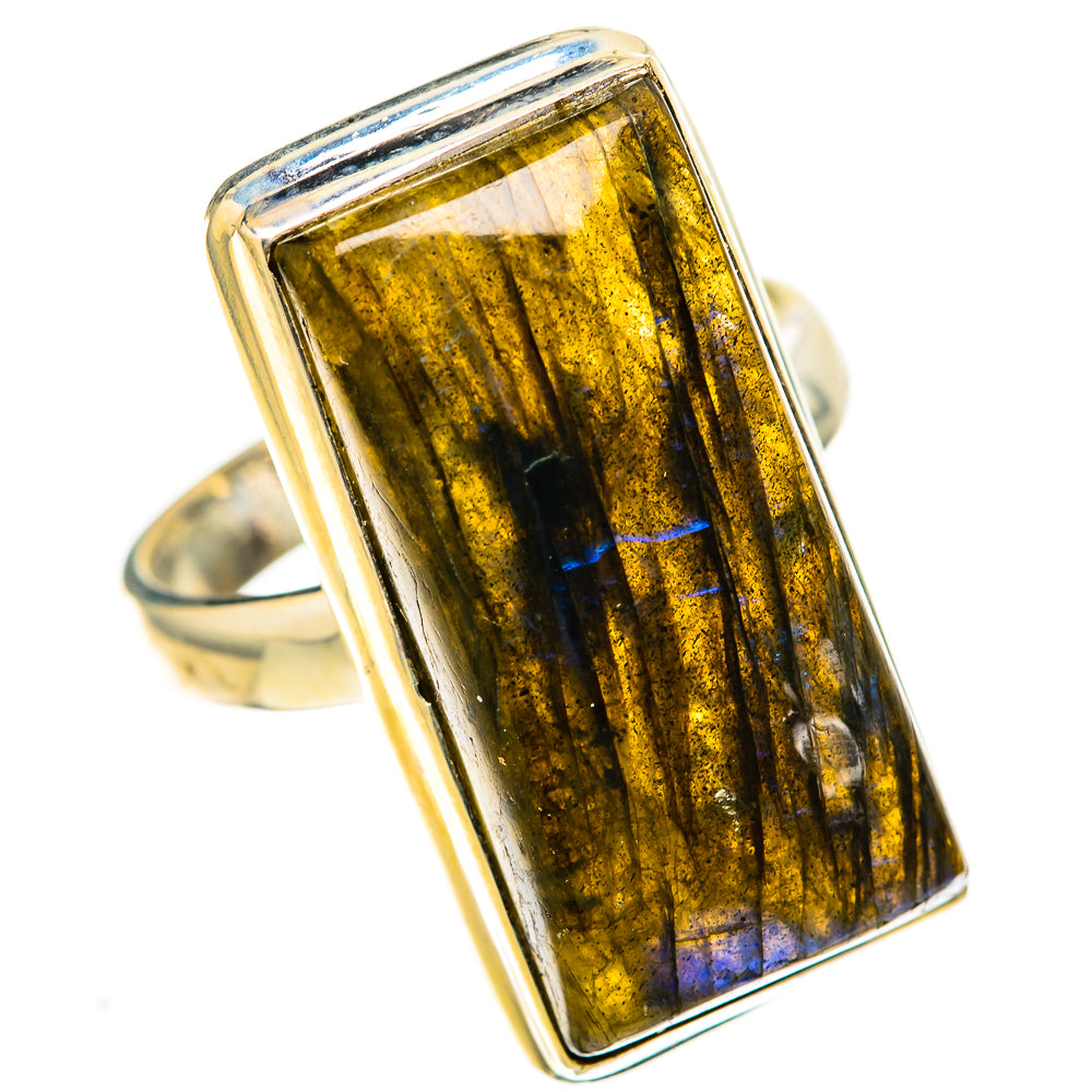 Labradorite Rings handcrafted by Anasilvercos - RING128406 - Photo 2