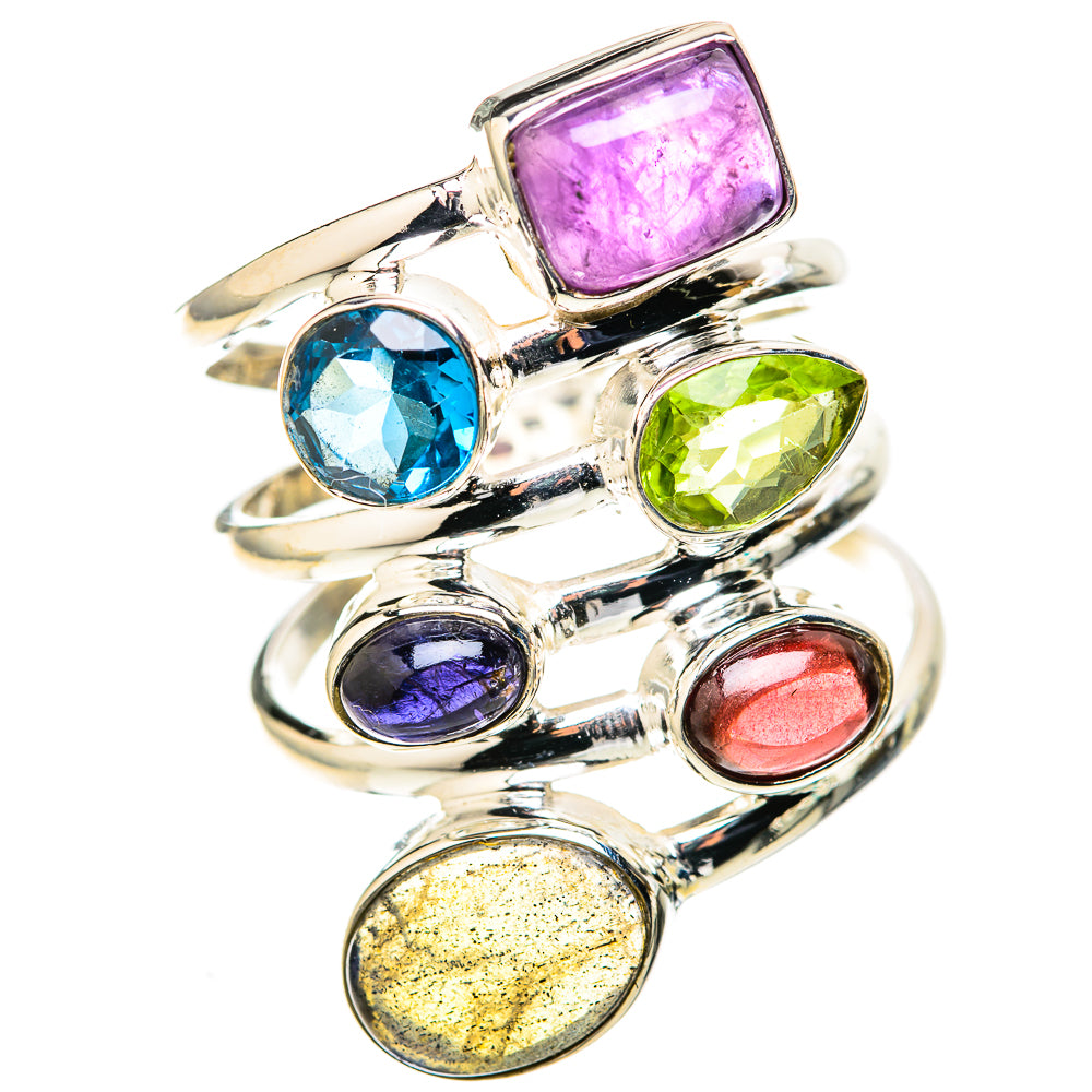 Labradorite Rings handcrafted by Anasilvercos - RING128414 - Photo 2