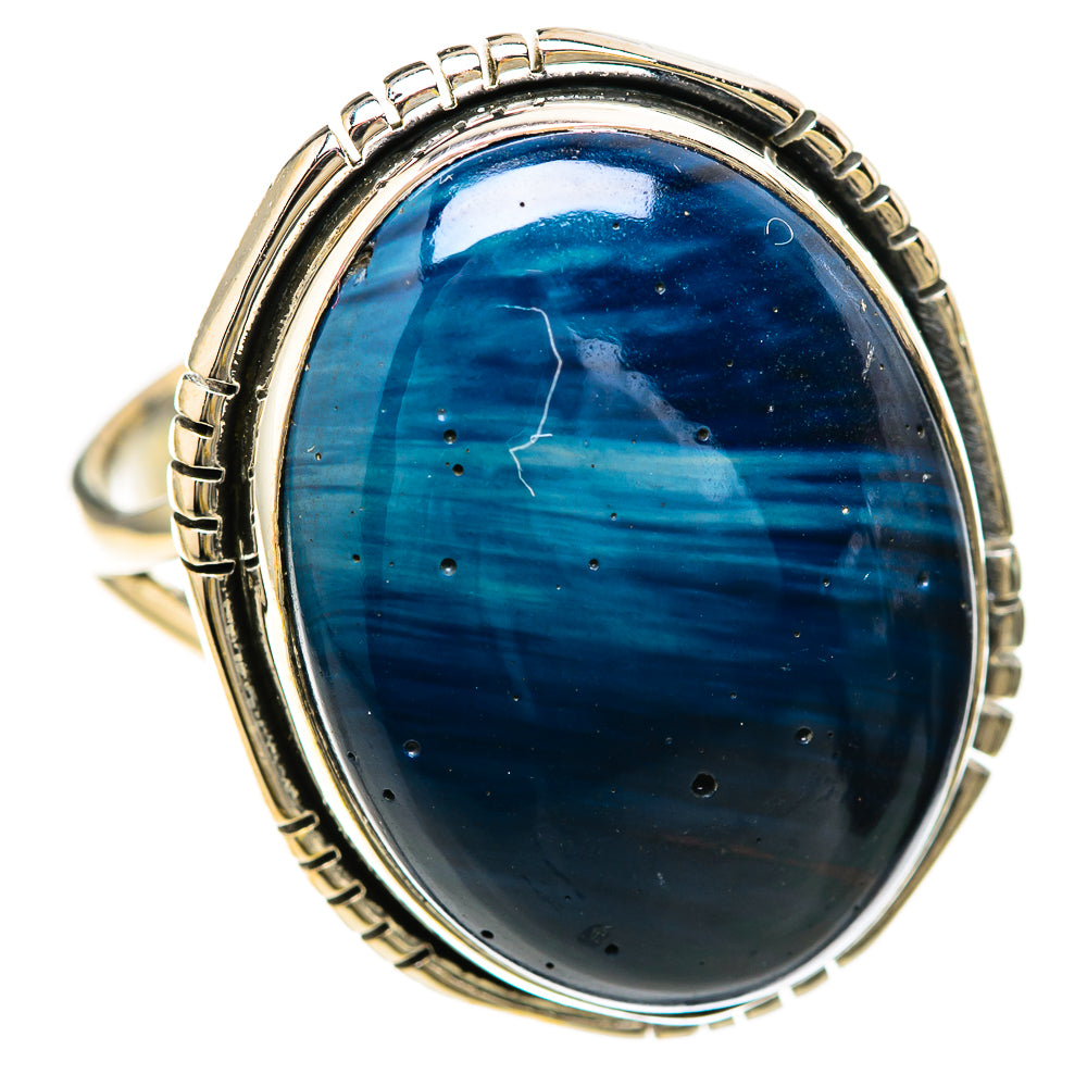Blue Jasper Rings handcrafted by Anasilvercos - RING128424 - Photo 2