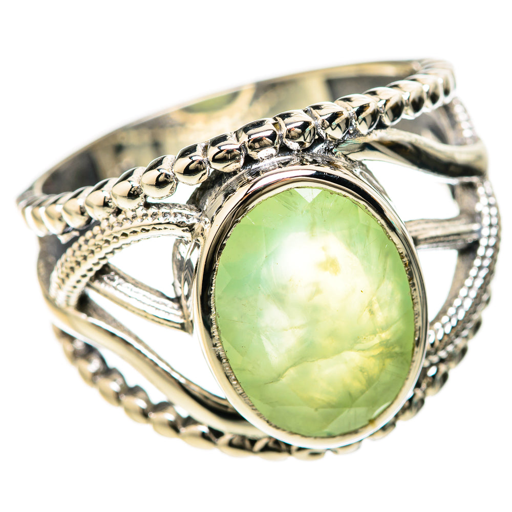 Prehnite Rings handcrafted by Anasilvercos - RING128429 - Photo 2