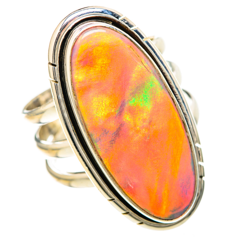 Aura Opal Rings handcrafted by Anasilvercos - RING128442 - Photo 2