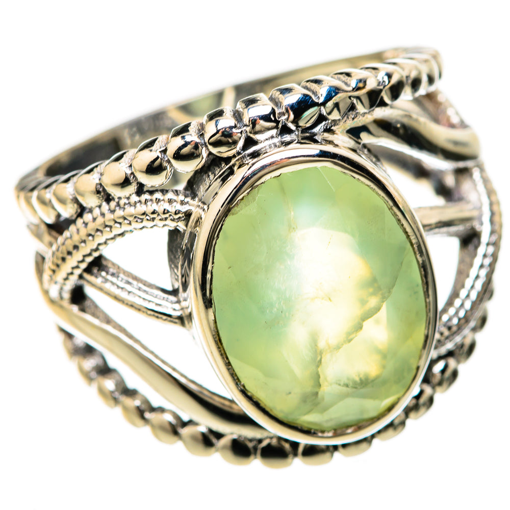 Prehnite Rings handcrafted by Anasilvercos - RING128456 - Photo 2