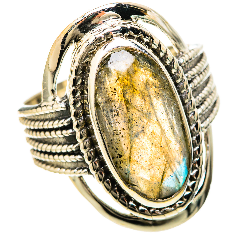 Labradorite Rings handcrafted by Anasilvercos - RING128480 - Photo 2