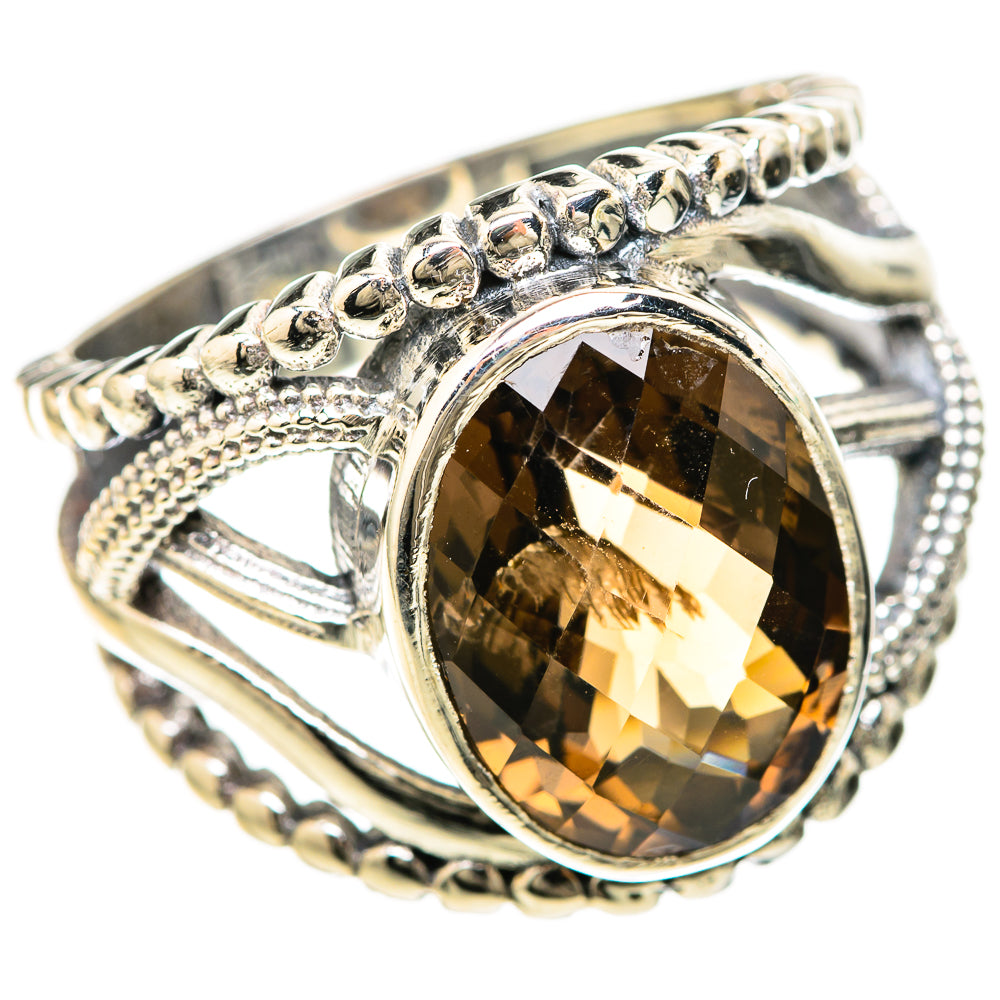 Smoky Quartz Rings handcrafted by Anasilvercos - RING128487 - Photo 2