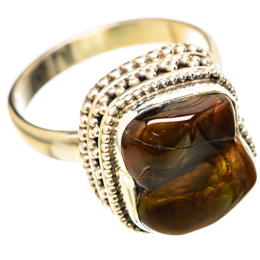 Mexican Fire Agate Rings handcrafted by Anasilvercos - RING128488 - Photo 2
