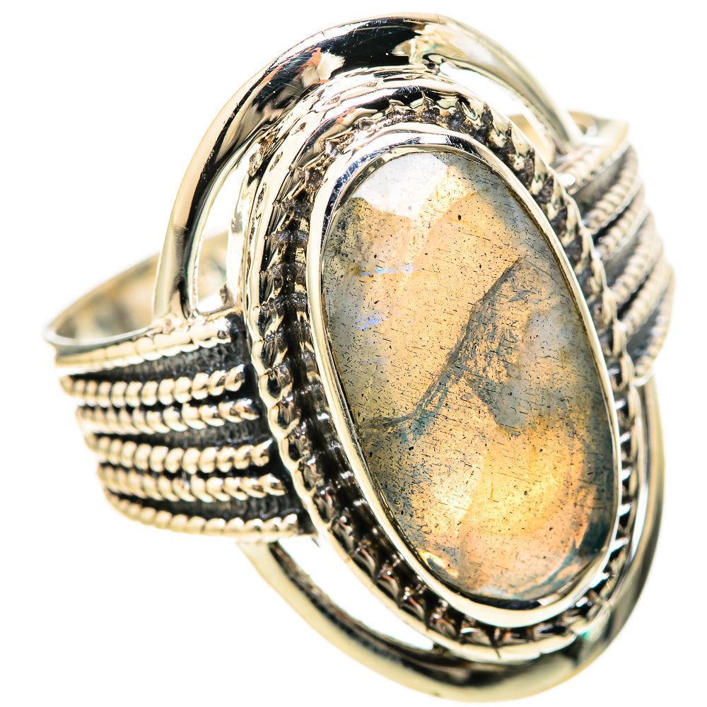 Labradorite Rings handcrafted by Anasilvercos - RING128503 - Photo 2
