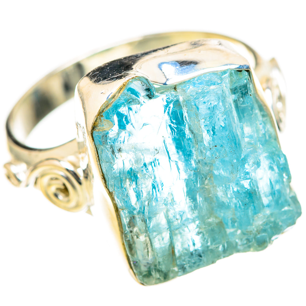 Aquamarine Rings handcrafted by Anasilvercos - RING128531 - Photo 2