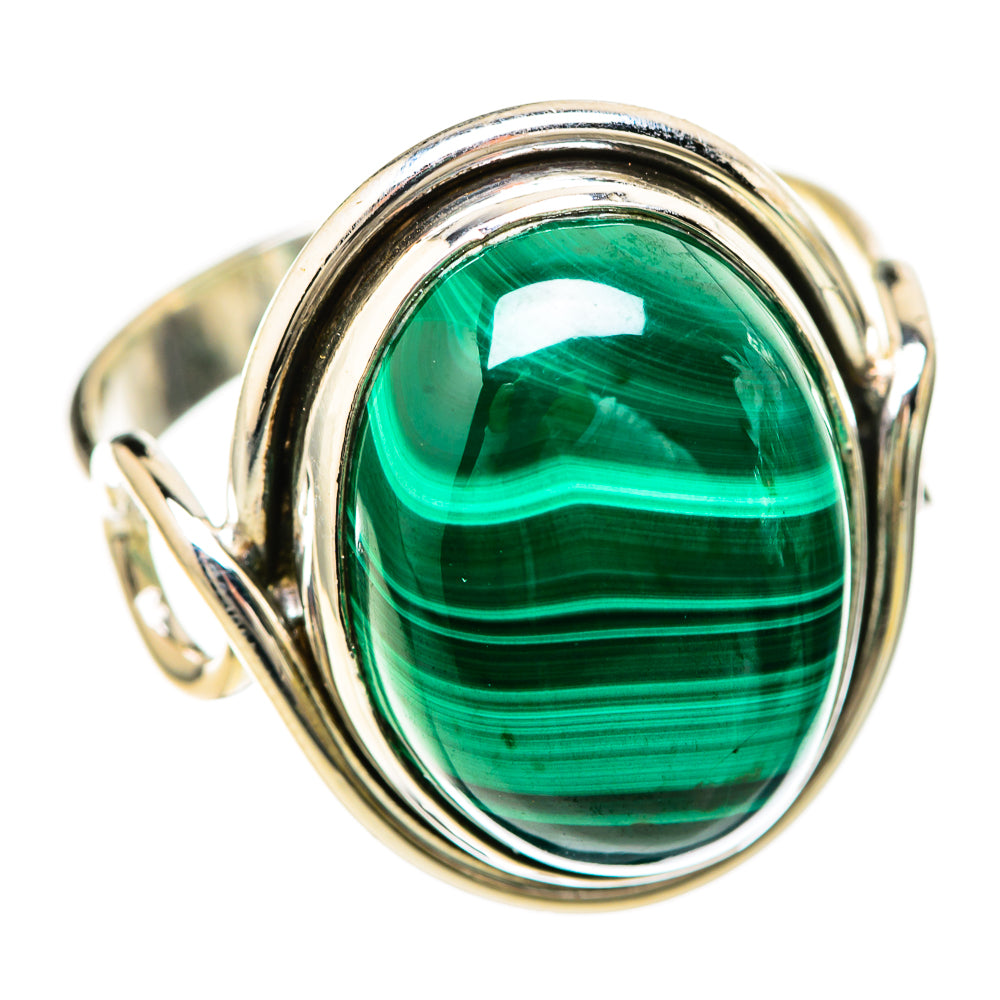 Malachite Rings handcrafted by Anasilvercos - RING128536 - Photo 2