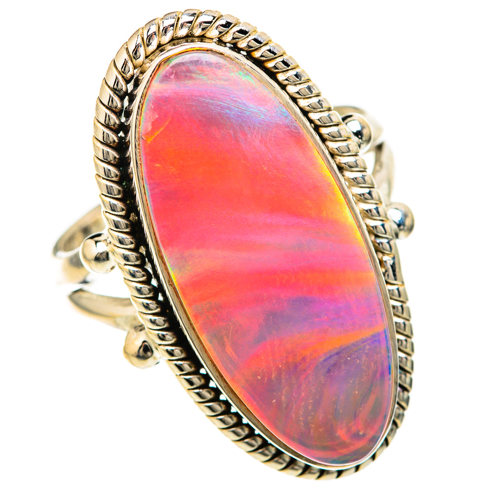 Aura Opal Rings handcrafted by Anasilvercos - RING128542 - Photo 2