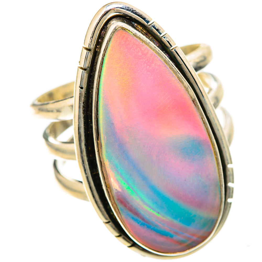Ethiopian Opal Rings handcrafted by Anasilvercos - RING128548 - Photo 2