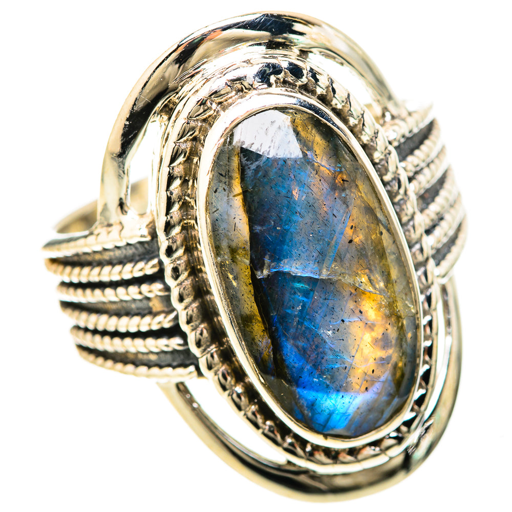 Labradorite Rings handcrafted by Anasilvercos - RING128552 - Photo 2