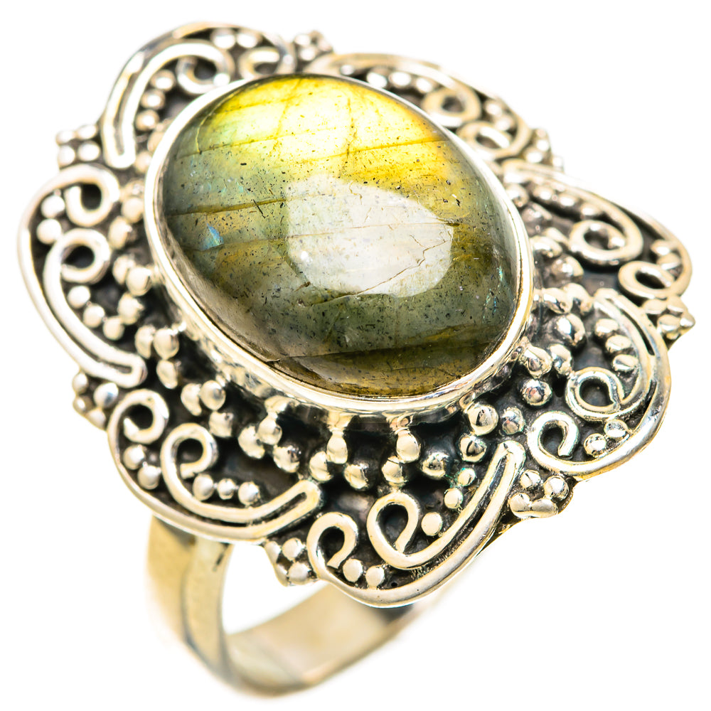 Labradorite Rings handcrafted by Anasilvercos - RING128560 - Photo 2