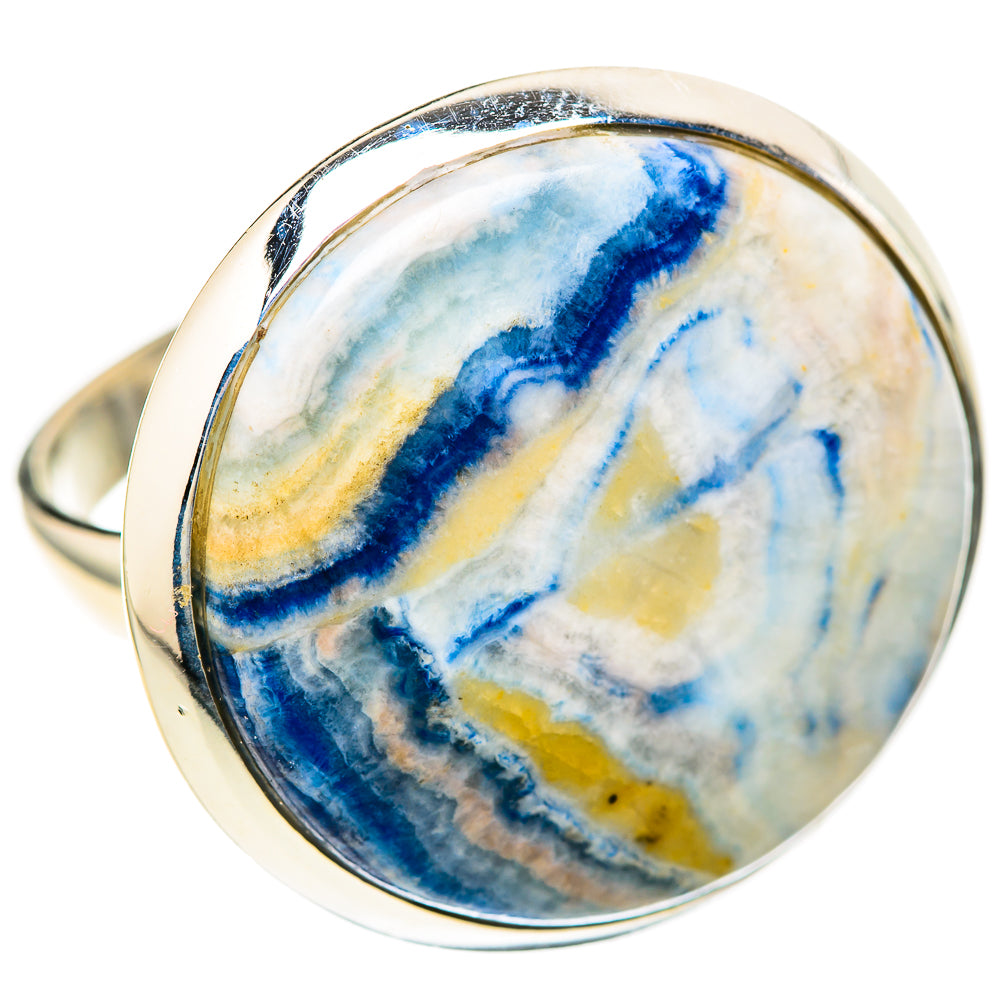 Blue Scheelite Rings handcrafted by Anasilvercos - RING128572 - Photo 2