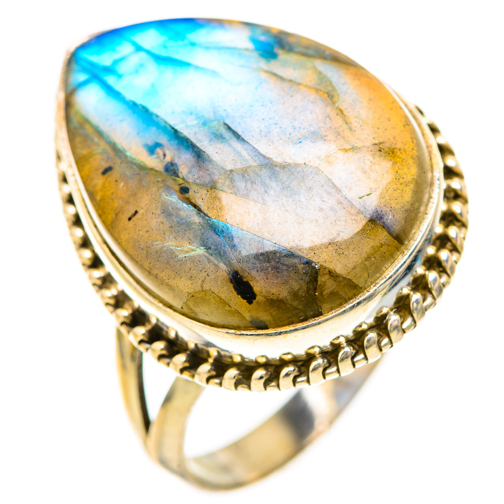 Labradorite Rings handcrafted by Anasilvercos - RING128575 - Photo 2