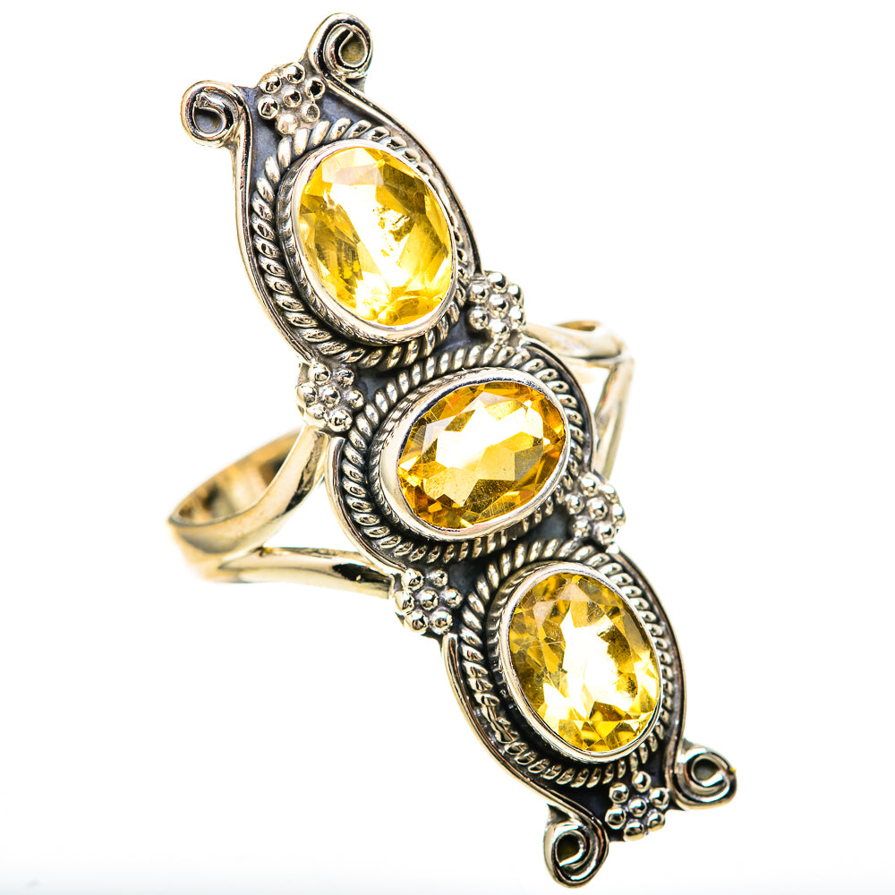 Citrine Rings handcrafted by Anasilvercos - RING128579 - Photo 2