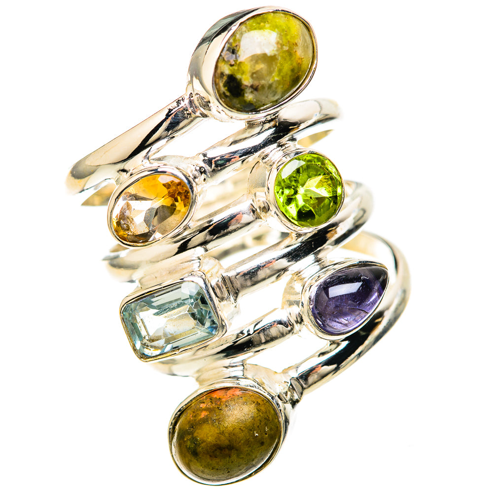 Labradorite Rings handcrafted by Anasilvercos - RING128584 - Photo 2