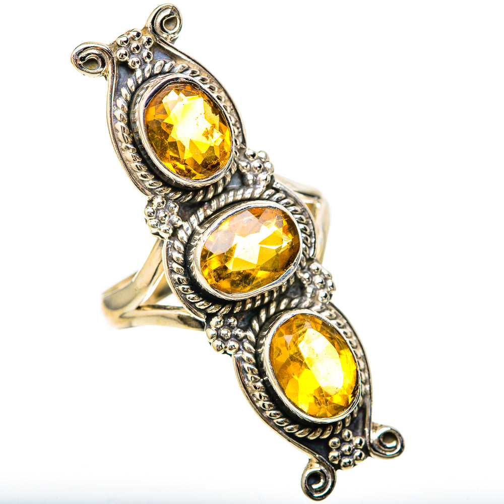 Citrine Rings handcrafted by Anasilvercos - RING128595 - Photo 2