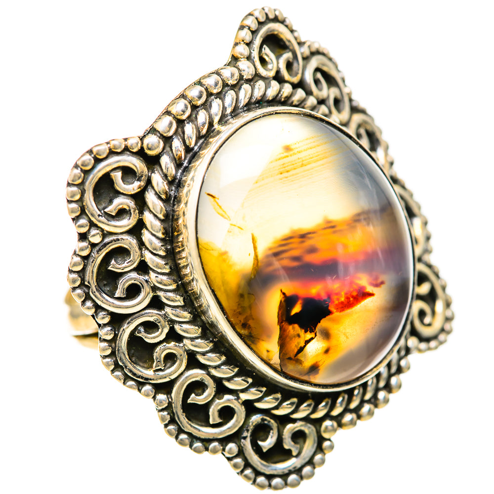 Montana Agate Rings handcrafted by Anasilvercos - RING128598 - Photo 2