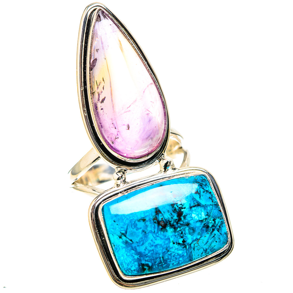 Chrysocolla Rings handcrafted by Anasilvercos - RING128602 - Photo 2