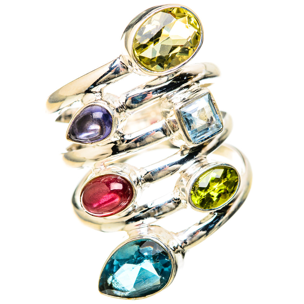 Green Amethyst Rings handcrafted by Anasilvercos - RING128606 - Photo 2