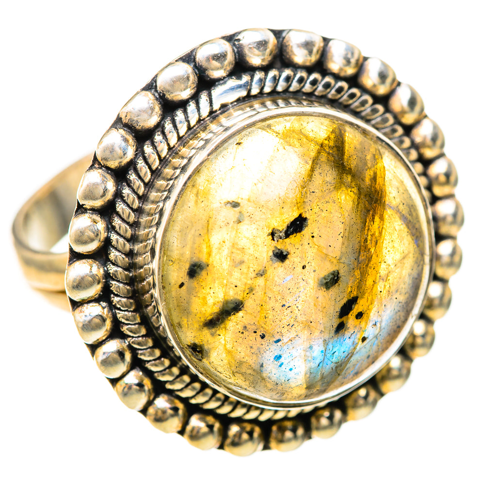 Labradorite Rings handcrafted by Anasilvercos - RING128609 - Photo 2