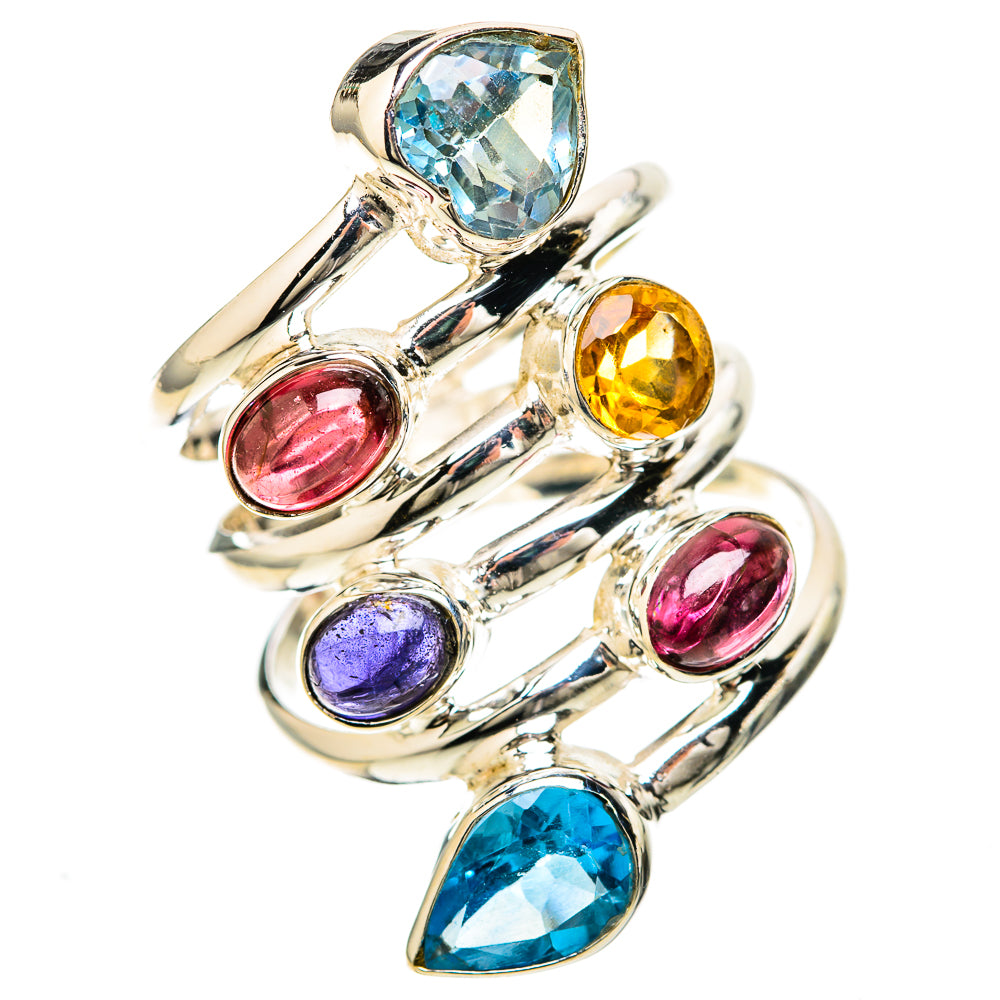 Blue Topaz Rings handcrafted by Anasilvercos - RING128633 - Photo 2